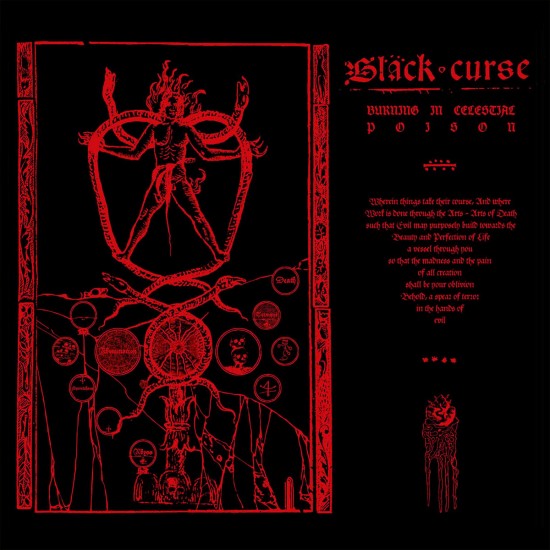 BLACK CURSE - BURNING IN CELESTIAL POISON