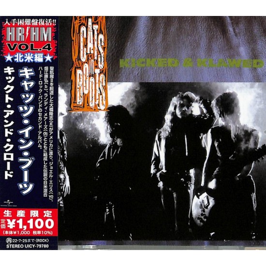 CATS IN BOOTS - KICKED AND KLAWED (JAPAN CD + OBI)