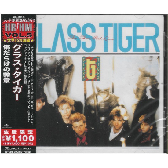 GLASS TIGER - THE THIN RED LINE (JAPAN CD + OBI)