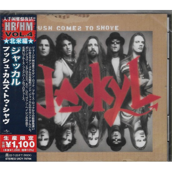 JACKYL - PUSH COMES TO SHOVE (JAPAN CD + OBI)