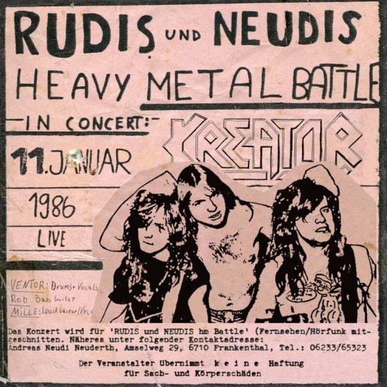 KREATOR - HEAVY METAL BATTLE 1986 (SLIP SLEEVE DVD) KREATOR - HEAVY METAL BATTLE 1986 (SLIP SLEEVE DVD)