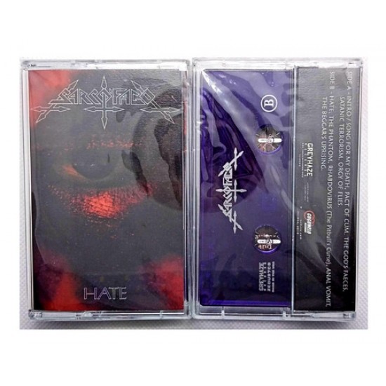 SARCOFAGO - HATE (CASSETTE)