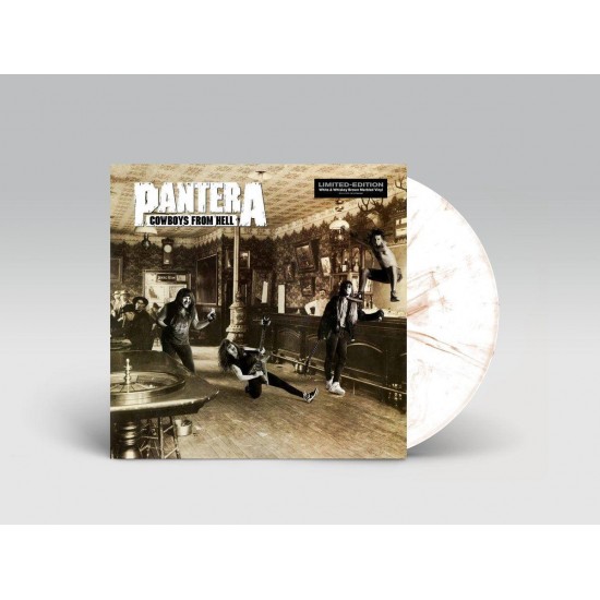 PANTERA - COWBOYS FROM HELL (WHITE & WHISKEY BROWN MARBLED VINYL)