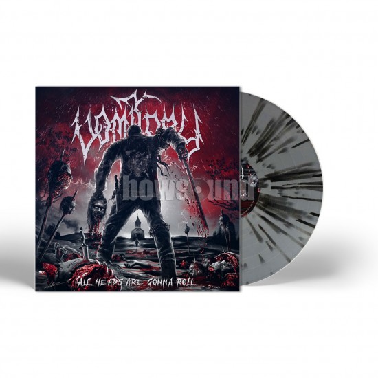 VOMITORY - ALL HEADS ARE GONNA ROLL (SILVER/BLACK SPLATTER VINYL) 