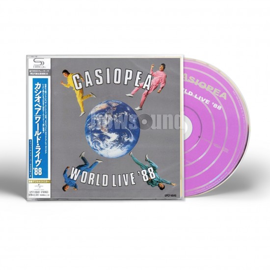 CASIOPEA - CASIOPEA WORLD LIVE ’88 (JAPAN CD + OBI)