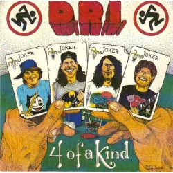 D.R.I. - FOUR OF A KIND (LEAF GREEN MARBLED VINYL LTD. TO 300 NUMBERED COPIES)