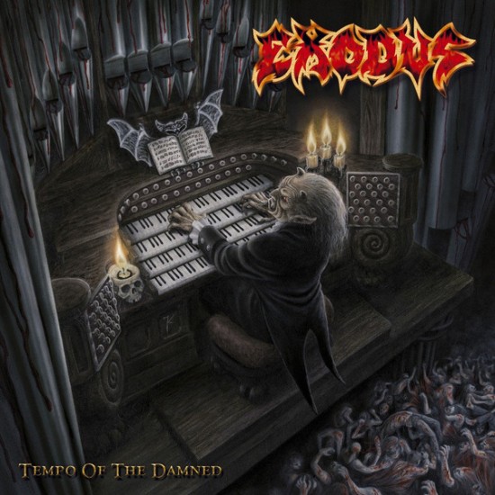 EXODUS - TEMPO OF THE DAMNED - 20TH ANNIVERSARY (GATEFOLD, 2LP NATURAL WITH YELLOW AND RED SPLATTER VINYL)