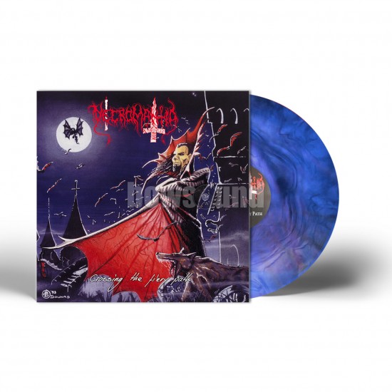 NECROMANTIA - CROSSING THE FIERY PATH (BLUE MARBLED VINYL)