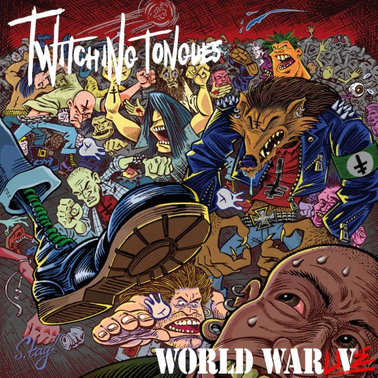 TWITCHING TONGUES - WORLD WAR LIVE (BLACK LP) 