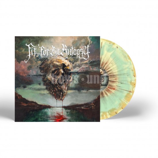 FIT FOR AN AUTOPSY - THE SEA OF TRAGIC BEASTS (GATEFOLD MINT GREEN, YELLOW AND ORANGE SWIRL WITH SPLATTER)