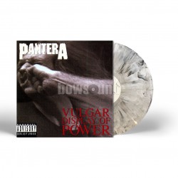 PANTERA - VULGAR DISPLAY OF POWER (WHITE & TRUE METAL GRAY MARBLED VINYL) 