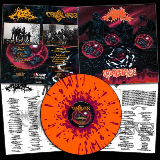 ALTAR / CARTILAGE - SPLIT ALBUM (ORANGE SPLATTER VINYL)