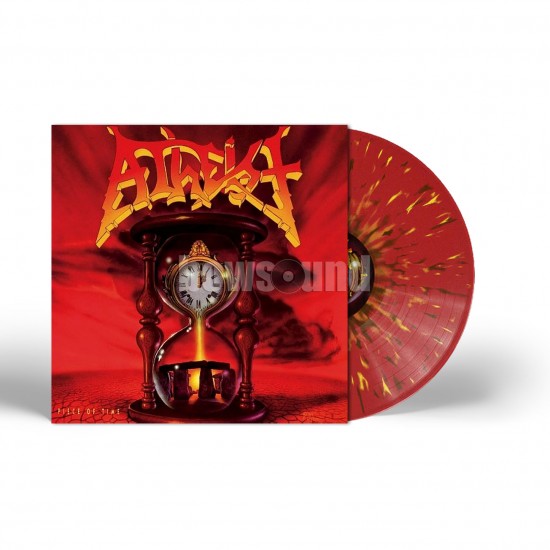 ATHEIST - PIECE OF TIME (RED WITH BROWN AND YELLOW SPLATTER VINYL)