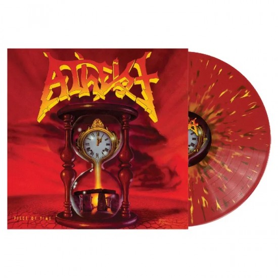 ATHEIST - PIECE OF TIME (RED WITH BROWN AND YELLOW SPLATTER VINYL)