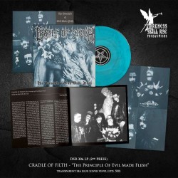 CRADLE OF FILTH - THE PRINCIPLE OF EVIL MADE FLESH (SEA BLUE SILVER VINYL)