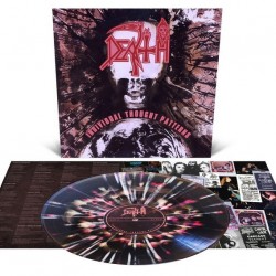 DEATH - INDIVIDUAL THOUGHT PATTERNS (BLACK WITHWHITE & PINK SPLATTER VINYL WITH FOIL JACKET)