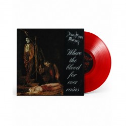 DISASTROUS MURMUR - WHERE THE BLOOD FOR EVER RAINS (TRANSPARENT RED VINYL)