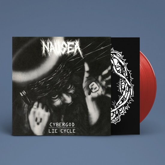 NAUSEA - CYBERGOD / LIE CYCLE (TRANSPARENT RED VINYL)