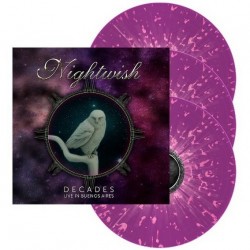 NIGHTWISH - DECADES: LIVE IN BUENOS AIRES (3LP PURPLE WITH PINK SPLATTER VINYL)