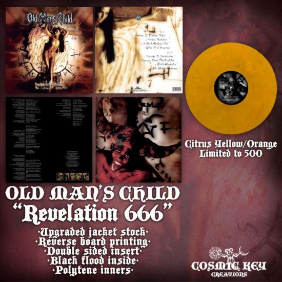 OLD MAN'S CHILD - REVELATION 666 - THE CURSE OF DAMNATION (GATEFOLD CITRUS VINYL)