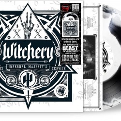 WITCHERY - IN HIS INFERNAL MAJESTY'S SERVICE (BLACK  & WHITE VINYL) 